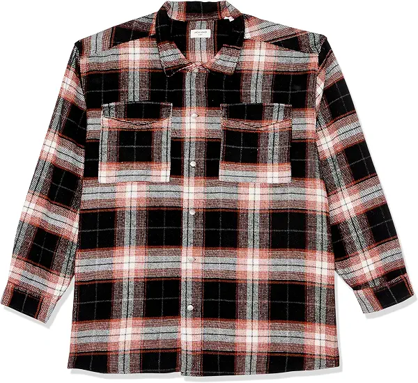 سعر ومواصفات JACK & JONES Mens Plus Size Vester-Bro Check Long-Sleeves Modern (pack of 1) - Black (B0DK7H6VVQ) على Amazon EG
