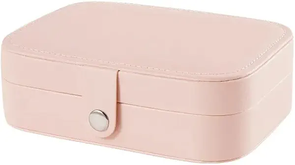 سعر ومواصفات Jewelry Box Organizer Case for Women, Dustproof Storage for Rings, Earrings and Necklace, Stylish and Durable, Travel and Home Use (Pink) (B0FPGD238P) على Amazon EG