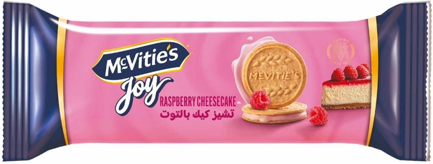سعر ومواصفات Joy Biscuits Filled Raspberry Cheesecake - 6 Biscuits (Pack of 12) (B0H58TJZXZ) على Amazon EG
