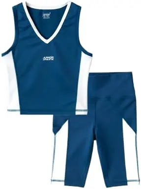 سعر ومواصفات junior Girls Raglan Sleeve Shirt Set Biker Short With Top (B0H2S8XS1B) على Amazon EG