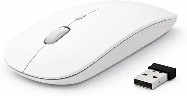 سعر ومواصفات Keendex KX 3273 Wireless Mouse 4D Intelligent Ultra Thin Computer Mouse, 2.5G Wireless Light Portable Mouse, 10Meters -White (B0GLHC7HTP) على Amazon EG