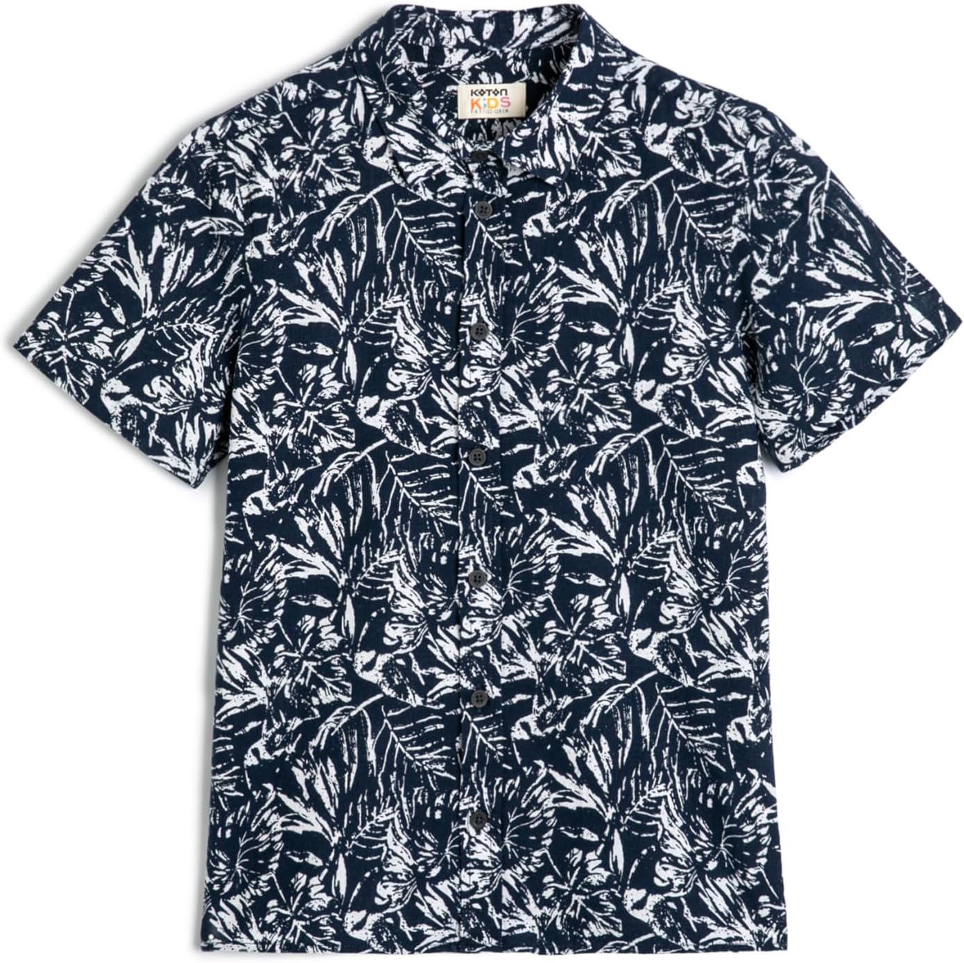 سعر ومواصفات KOTON Boys Short Sleeve Palm Printed Shirt (B0CGJ1XGZT) على Amazon EG