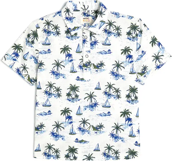 سعر ومواصفات KOTON Boys Short Sleeve Palm Printed Shirt (B0CHKMJKC7) على Amazon EG