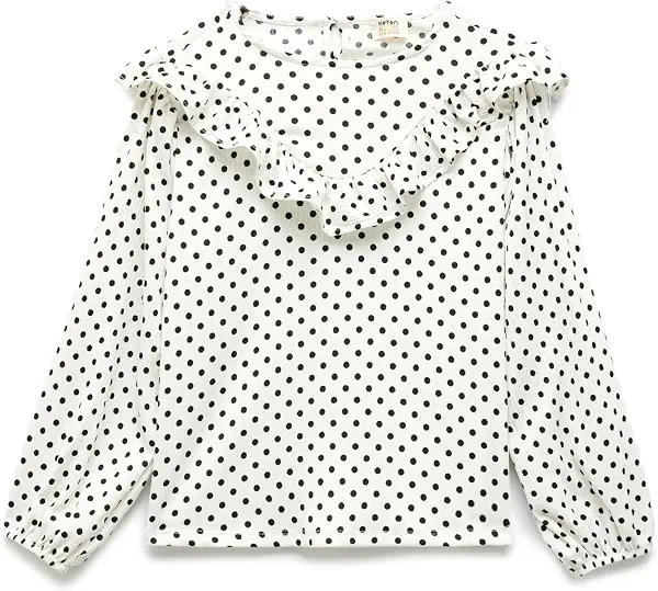 سعر ومواصفات KOTON Girls BLOUSE LS JERSEY (pack of 1) (B0F3DD45WY) على Amazon EG