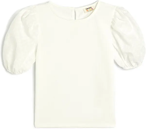 سعر ومواصفات KOTON Girls BLOUSE SS JERSEY (pack of 1) (B0DTGQN7K5) على Amazon EG
