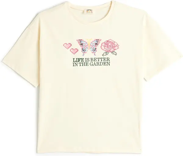 سعر ومواصفات KOTON Girls TSHIRT SS JERSEY (pack of 1) (B0DFCSH115) على Amazon EG