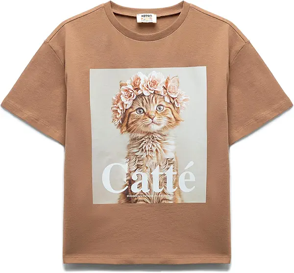 سعر ومواصفات KOTON Girls TSHIRT SS JERSEY (pack of 1) (B0F2DF2T3G) على Amazon EG