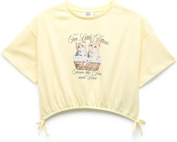سعر ومواصفات KOTON Girls TSHIRT SS JERSEY (pack of 1) (B0F2Q5Y25Z) على Amazon EG