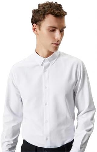 سعر ومواصفات كوتون KOTON mens Polka Dot Long Sleeve Buttoned Classic Neck Shirt (B0CZGB7L7M) على Amazon EG
