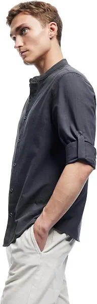سعر ومواصفات KOTON Mens SHIRTS LS WOVEN TOPS (pack of 1) (B0F841ZBKB) على Amazon EG