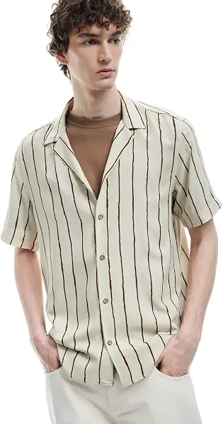 سعر ومواصفات KOTON Mens SHIRTS SS WOVEN TOPS (pack of 1) (B0F4FYPH7H) على Amazon EG