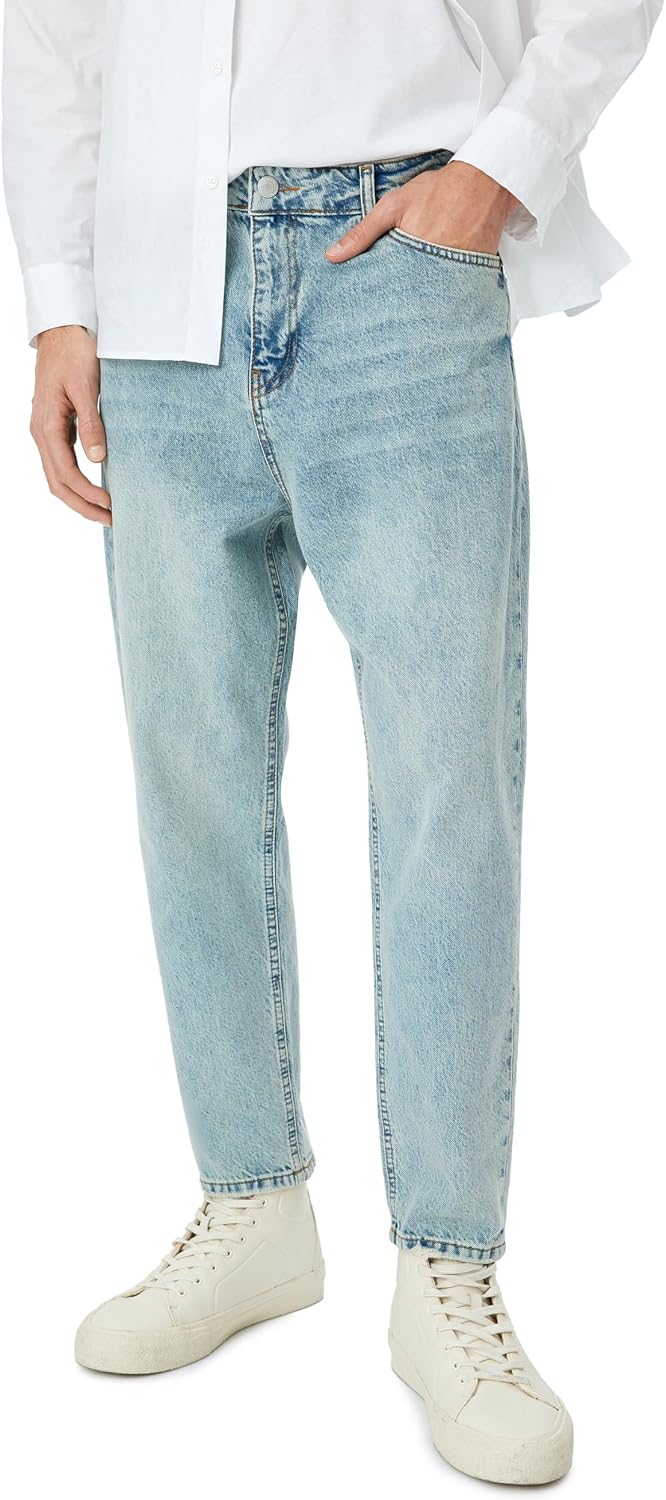سعر ومواصفات كوتون KOTON Mens Steve Loose Fit Jeans TROUSERS (pack of 1) (B0DT56NFX3) على Amazon EG