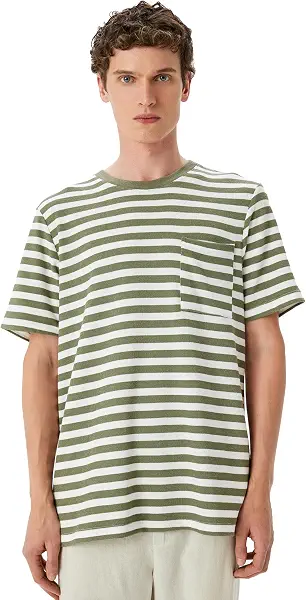 سعر ومواصفات KOTON Mens Striped T-Shirt Modern (pack of 1) (B0DT9VCJBJ) على Amazon EG