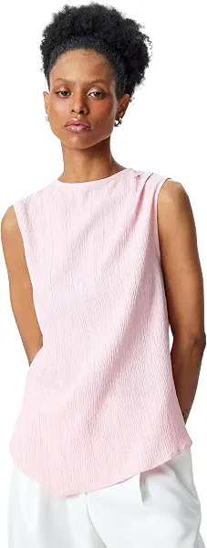 سعر ومواصفات KOTON Womens BLOUSE SS WOVEN TOPS (pack of 1) (B0DTFJTVQP) على Amazon EG