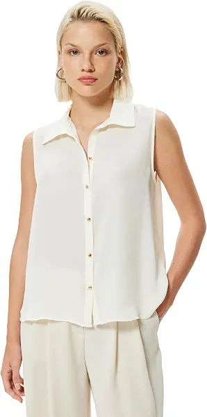 سعر ومواصفات KOTON Womens SHIRTS SS WOVEN TOPS (pack of 1) (B0DF876722) على Amazon EG