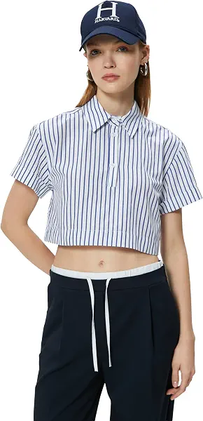 سعر ومواصفات KOTON Womens SHIRTS SS WOVEN TOPS (pack of 1) (B0DFCR58V7) على Amazon EG