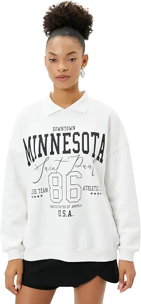 سعر ومواصفات KOTON Womens SWEATSHIRTS JERSEY (pack of 1) (B0CR6BVYBT) على Amazon EG