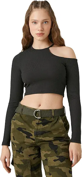 سعر ومواصفات KOTON Womens TSHIRT LS JERSEY (pack of 1) (B0BQC8L2C3) على Amazon EG