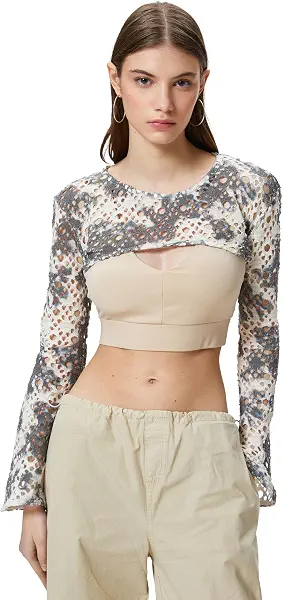 سعر ومواصفات KOTON Womens TSHIRT LS JERSEY (pack of 1) (B0CR6C7LPV) على Amazon EG