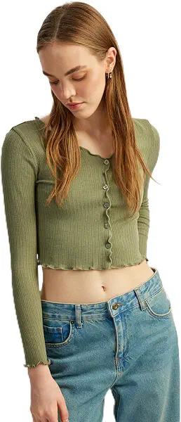 سعر ومواصفات KOTON Womens TSHIRT LS JERSEY (pack of 1) (B0DWFY8T8L) على Amazon EG