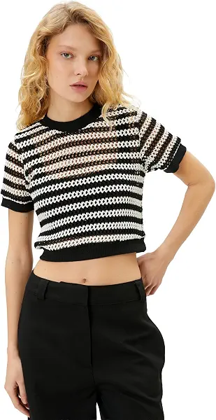 سعر ومواصفات KOTON Womens TSHIRT SS JERSEY (pack of 1) (B0CSSZQG5Q) على Amazon EG