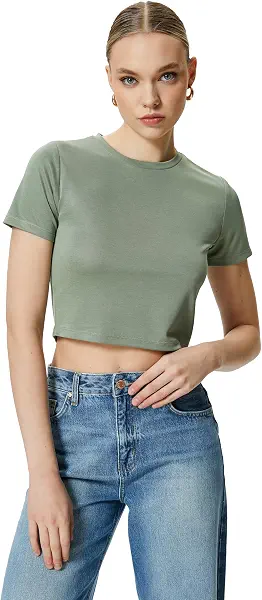 سعر ومواصفات KOTON Womens TSHIRT SS JERSEY (pack of 1) (B0CWYMDTN3) على Amazon EG