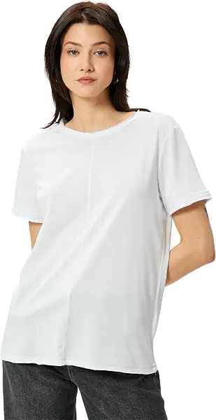 سعر ومواصفات KOTON Womens TSHIRT SS JERSEY (pack of 1) (B0CZCDSGCV) على Amazon EG