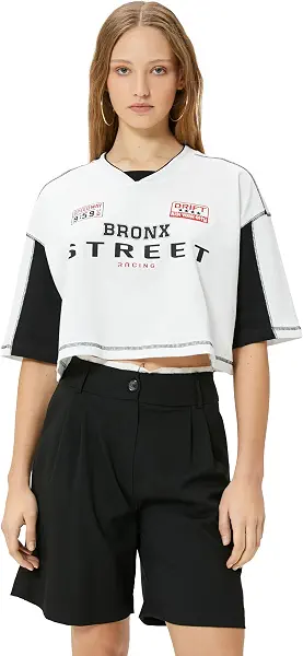 سعر ومواصفات KOTON Womens TSHIRT SS JERSEY (pack of 1) (B0CZFY5GTM) على Amazon EG