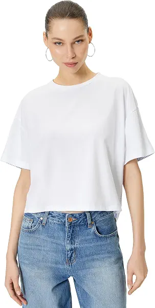 سعر ومواصفات KOTON Womens TSHIRT SS JERSEY (pack of 1) (B0DDGWZT63) على Amazon EG