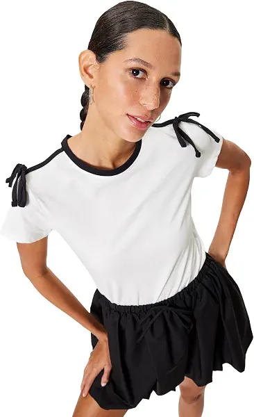 سعر ومواصفات KOTON Womens TSHIRT SS JERSEY (pack of 1) (B0DF87Y7SB) على Amazon EG