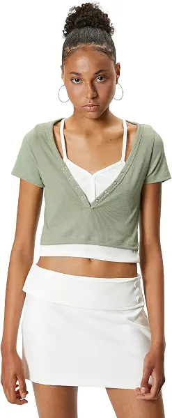 سعر ومواصفات KOTON Womens TSHIRT SS JERSEY (pack of 1) (B0DF9D2TN8) على Amazon EG