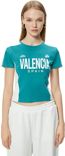سعر ومواصفات KOTON Womens TSHIRT SS JERSEY (pack of 1) (B0DF9KJ7QZ) على Amazon EG