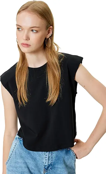 سعر ومواصفات KOTON Womens TSHIRT SS JERSEY (pack of 1) (B0DFCPRY13) على Amazon EG