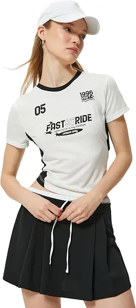 سعر ومواصفات KOTON Womens TSHIRT SS JERSEY (pack of 1) (B0DFCQWC4L) على Amazon EG