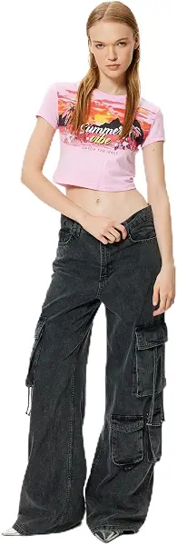 سعر ومواصفات KOTON Womens TSHIRT SS JERSEY (pack of 1) (B0DFCT5BDG) على Amazon EG