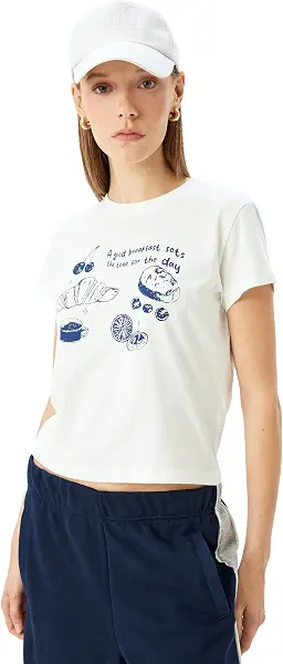سعر ومواصفات KOTON Womens TSHIRT SS JERSEY (pack of 1) (B0DRT34NJ5) على Amazon EG