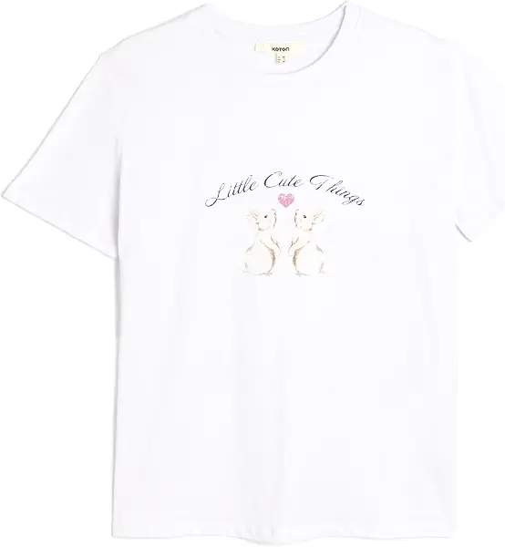 سعر ومواصفات KOTON Womens TSHIRT SS JERSEY (pack of 1) (B0DT9XTP1Q) على Amazon EG