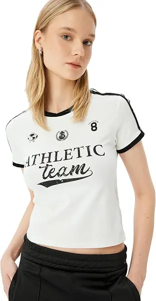 سعر ومواصفات KOTON Womens TSHIRT SS JERSEY (pack of 1) (B0DTBVRNG7) على Amazon EG