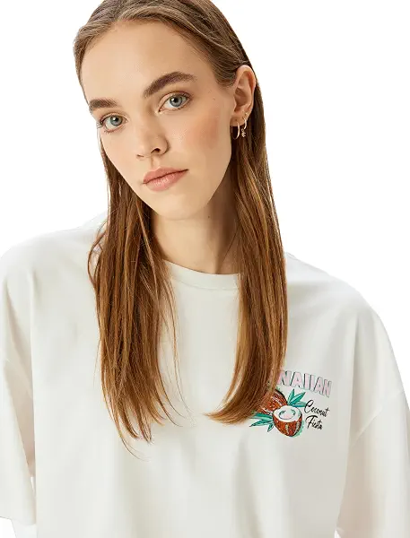 سعر ومواصفات KOTON Womens TSHIRT SS JERSEY (pack of 1) (B0DTF81TH3) على Amazon EG