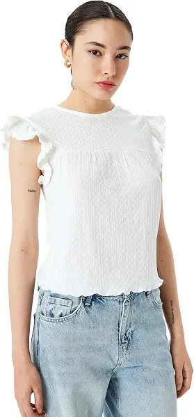 سعر ومواصفات KOTON Womens TSHIRT SS JERSEY (pack of 1) (B0DTFJDCLZ) على Amazon EG