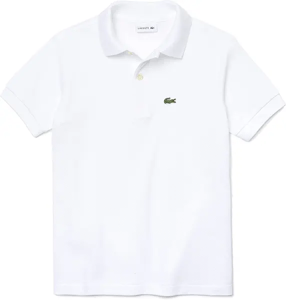 سعر ومواصفات Lacoste Boys Regular Fit Petit Polo Shirt, White, 10A (B06WD1MSDB) على Amazon EG