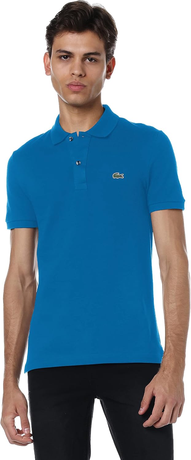 سعر ومواصفات Lacoste Mens Original L.12.12 Slim Fit Polo Shirt polo t- shirt (pack of 1) (B083FH34T9) على Amazon EG