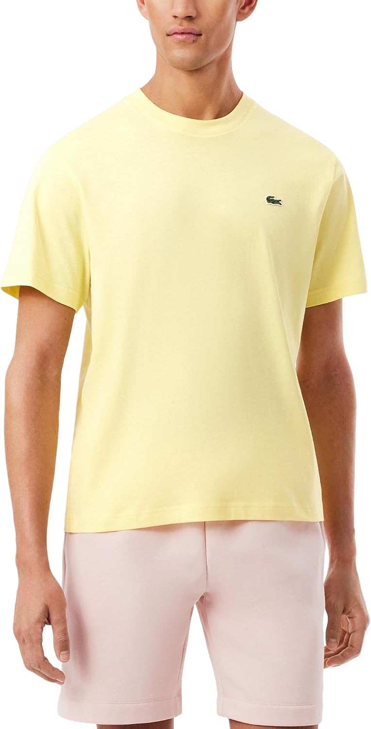 سعر ومواصفات Lacoste mens Short Sleeve Classic Fit Crew Neck Tee Shirt T-Shirt (B0G6GML5Z4) على Amazon EG