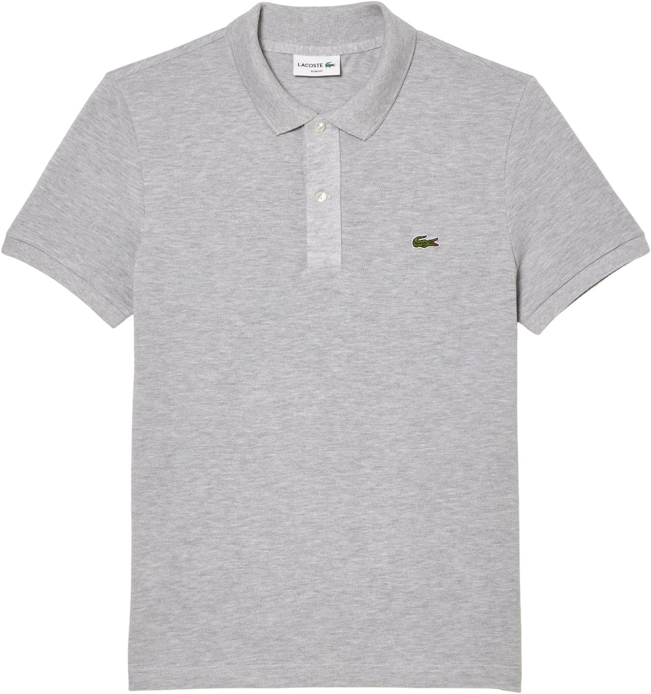 سعر ومواصفات Lacoste mens Short Sleeve Slim Fit Pique Polo Polo Shirt (pack of 1) (B01DJOUPP8) على Amazon EG