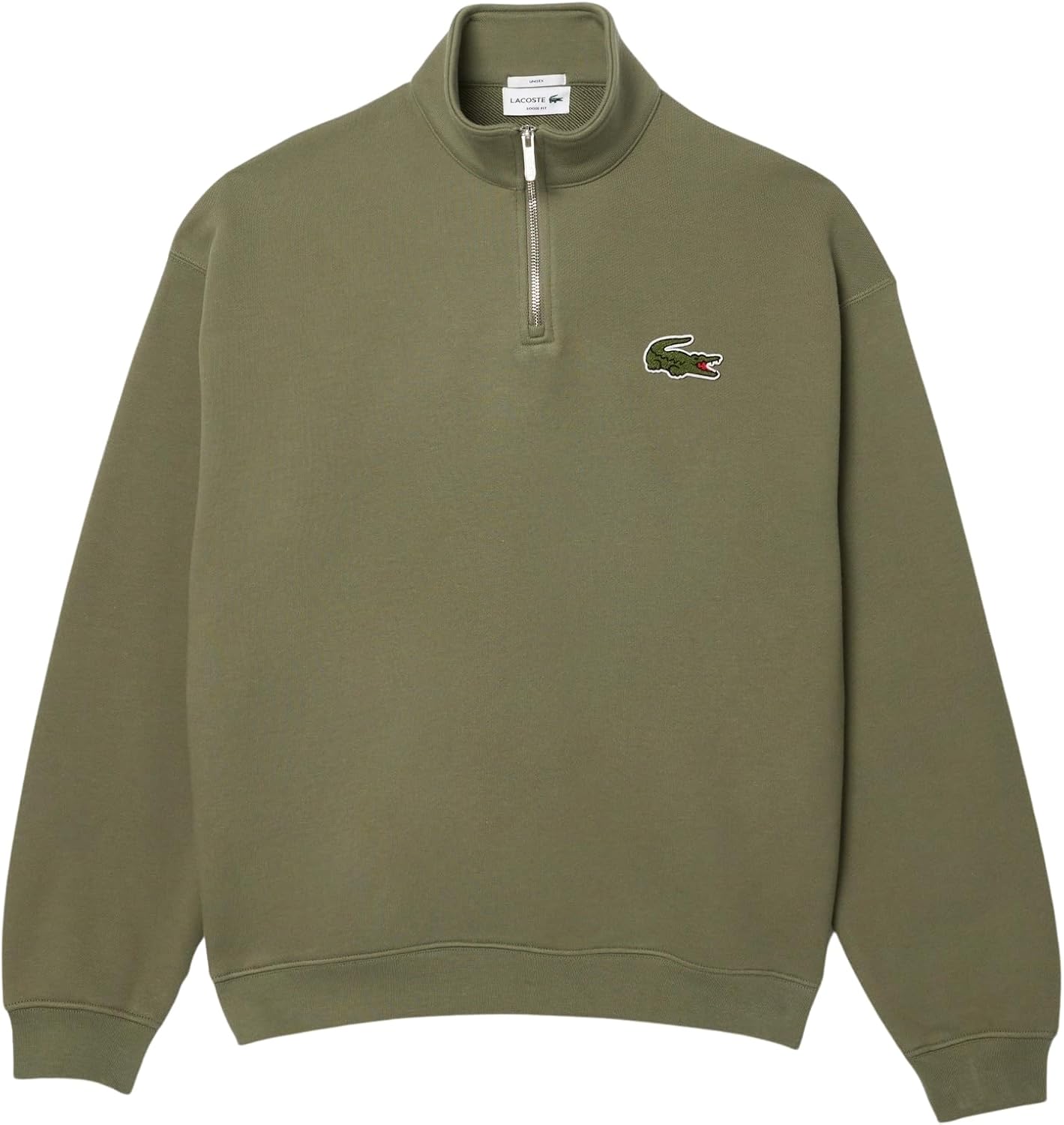 سعر ومواصفات Lacoste unisex-adult Loose Fit High Collar Sweatshirt Casual (pack of 1) (B0D96CXB4M) على Amazon EG