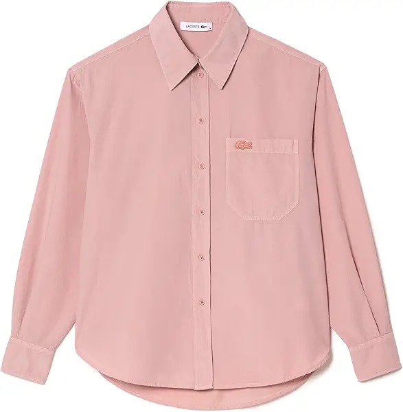 سعر ومواصفات Lacoste Womens Oversize Cotton Poplin Shirt (pack of 1) (B0BTM2G7S3) على Amazon EG