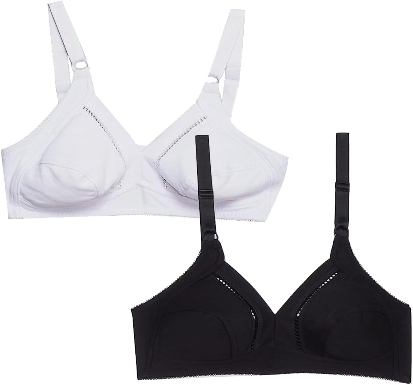 سعر ومواصفات Lasso Womens Cotton Set Of 2 Pieces Super Comfort Cup B Bra Bra (pack of 1) (B0HJDFP92Q) على Amazon EG