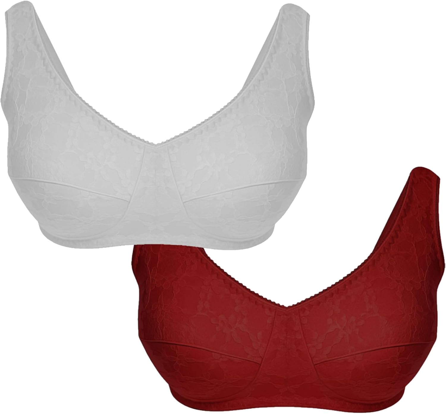سعر ومواصفات Lasso Womens Set Of 2 Pieces Comfort Line Bra Cup B Bra (pack of 1) (B0HJD2X2G9) على Amazon EG