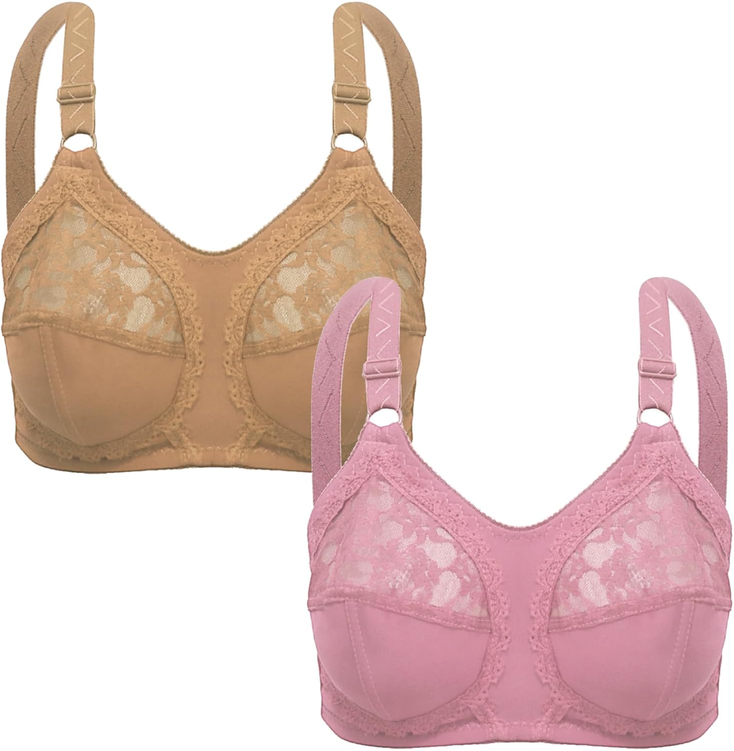 سعر ومواصفات Lasso Womens Set Of 2 Pieces Super Support Bra With Lace Cup C Bra (pack of 1) (B0HJD7HC15) على Amazon EG