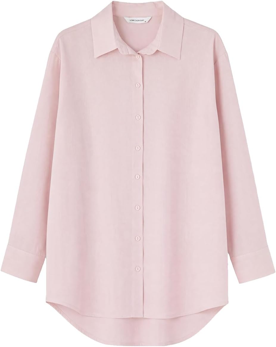 سعر ومواصفات LC WAIKIKI 100% Cotton Women'S Shirt Tunic 40 Pink W6CV00Z8-5YK-40-8685007092535 (B0HKTMWM2M) على Amazon EG
